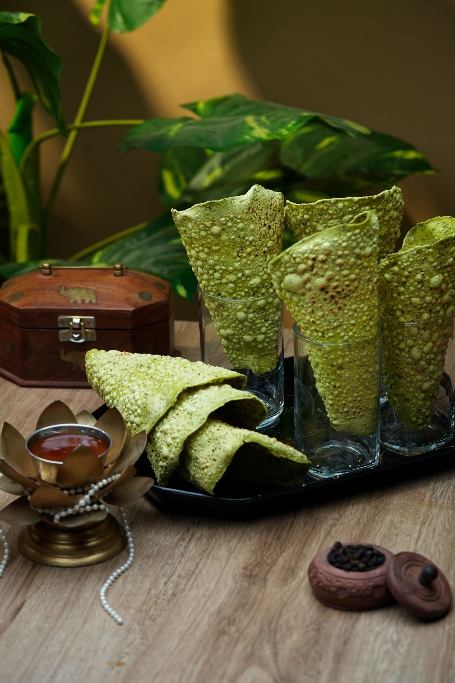Mint Pudina Papad